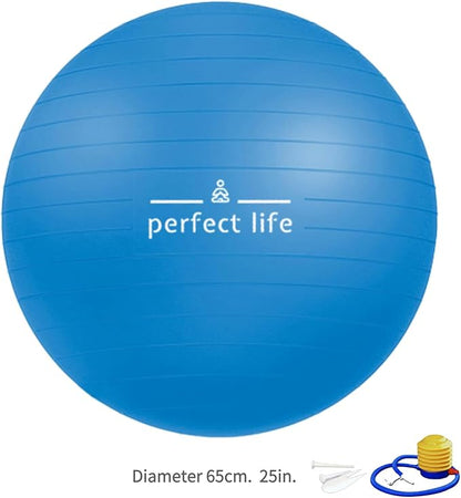 Yoga Set 4 in 1 Yoga Equipment Set. Anti-Burst and Slip Resistant Yoga Ball. Leg Stretcher Strap for Pilates. Free Weight Hula Hoop for Workout. Figure 8 Fitness Resistance Band