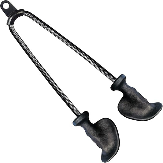 Ergonomic Tricep Rope Pulldown Attachments, Upgraded 27 32 40 & 47 Inch Extra Long Triceps Rope