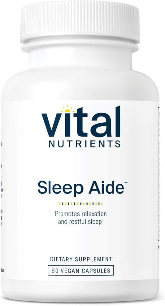 Vital Nutrients | Vegan Sleep Supplement | Promotes Relaxation and Restful Sleep | Natural for