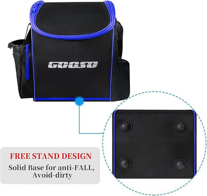 Disc Golf Set with Bag - 12 PCS Flying Disc Golf Discs for Beginner with Putter, Midrange, Driver | Portable Disc Golf Backpack Holds 28+ Discs Free Stand Bag Design for Convenient Use