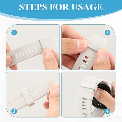 40 Pack Magic band locks, Magic Band Holder Silicone Watch Strap Holder Loop Fastener Holder Rings Replacement for Smartwatch Accessories (Muilt-Colorful)