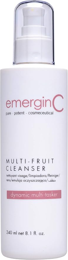 Gentle Multi-Fruit Cream Cleanser - Face Wash with Natural AHA + Vitamin C from Natural Fruit