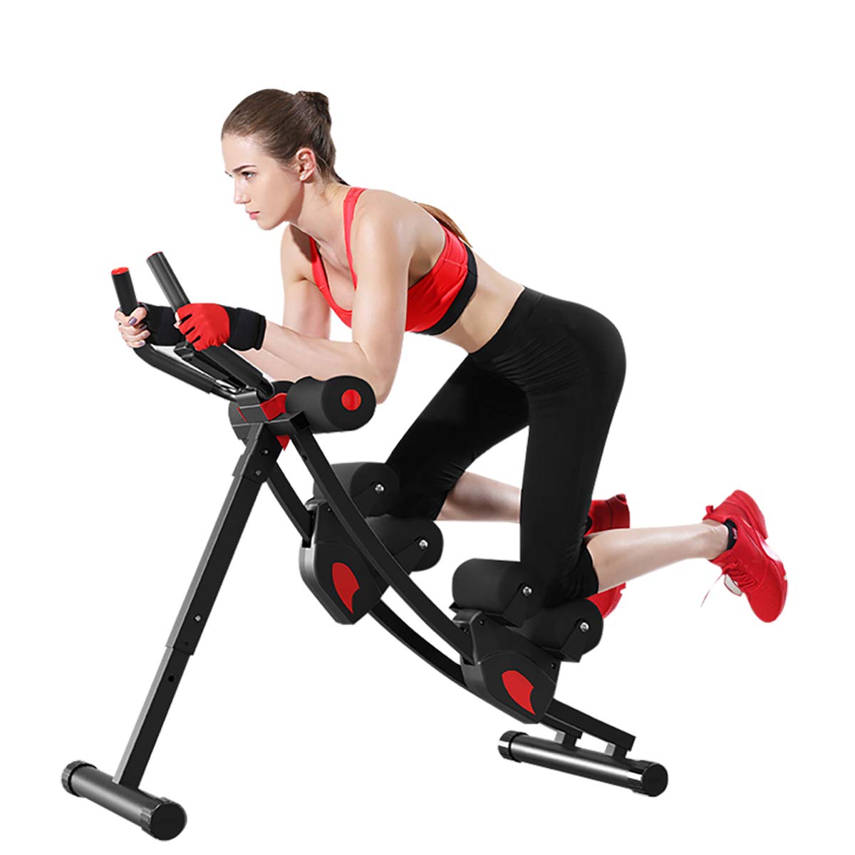 ab machine, ab workout equipment for home gym, Height Adjustable ab trainer