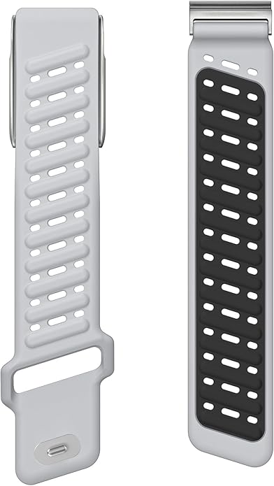 VeveXiao Rugged Comfort Silicone Wristband Compatible with WHOOP 5 | Whoop MG Band, Durable Soft Silicone Sports Loop Replacement Bands for Men Women with Metal Frame Connector