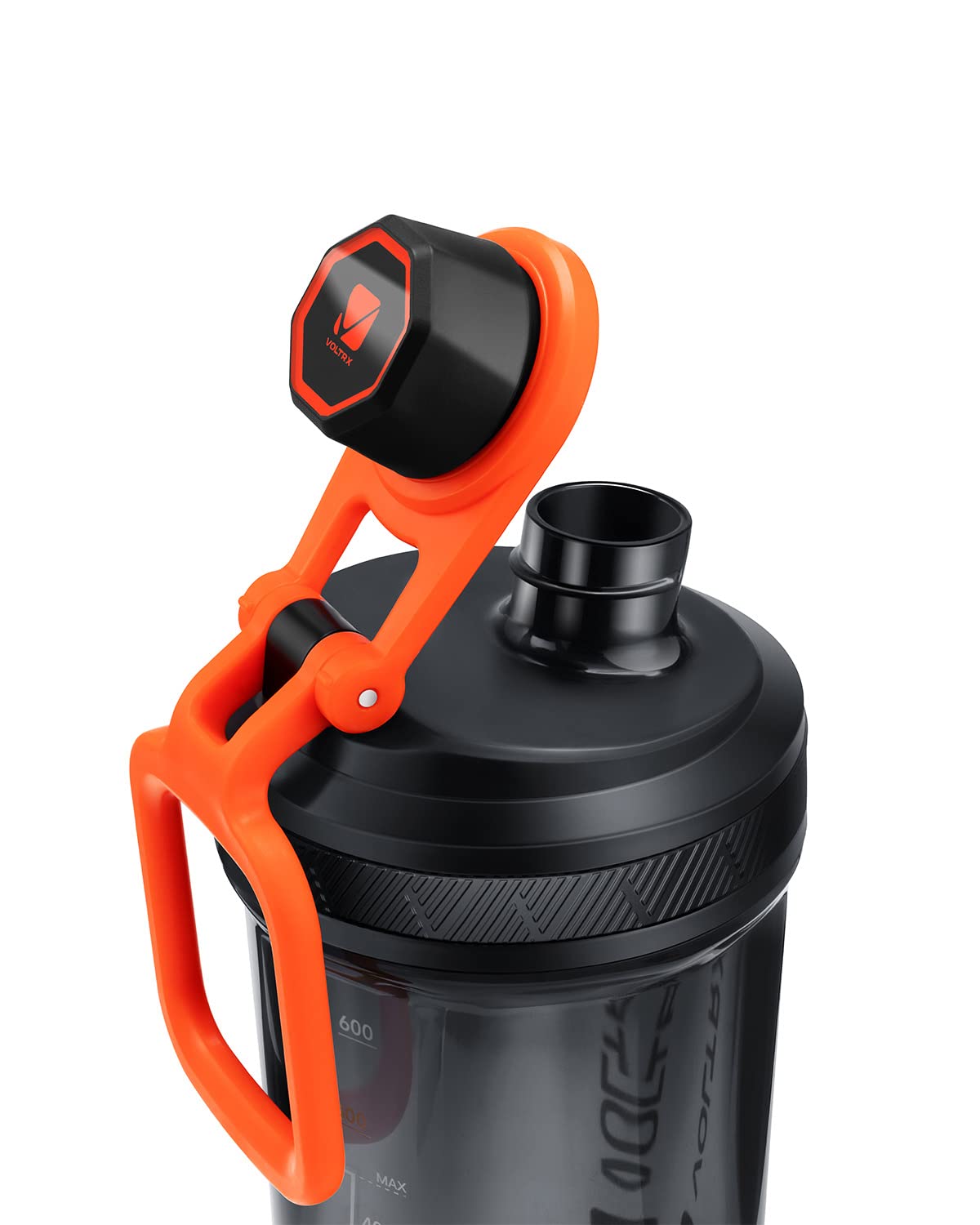 VOLTRX Electric Protein Shaker Bottle - USB Rechargeable Mixer Cup for Shakes and Meal