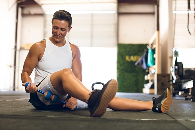 MOBO 7-in-1 Muscle Roller Stick ??Full-Body Massage Roller for Myofascial Release, Trigger Point Therapy, Muscle Recovery, Deep Tissue Leg & Back Pain Relief, Physical Therapy, Gym & Travel Use