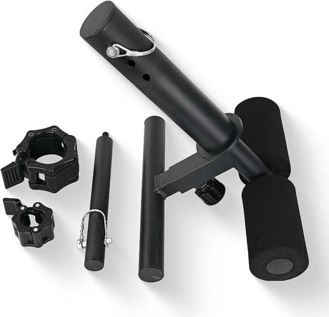 Exura Tib Bar and Bar Clamps - 2 and 1 Inch Adjustable Plates with Anti-Slip Pin Locks - Designed for Tibialis Training & Calf Raises Trainer, Tibialis Trainer, Tibialis Bar, Atg Tib Bar, Tib Raise