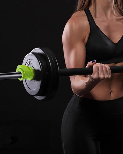 Barbell Clips 1 Inch Quick Release Weight Clamps 0.9-1.18inch Multi-Size Adjustable Olympic Clamps for Bars