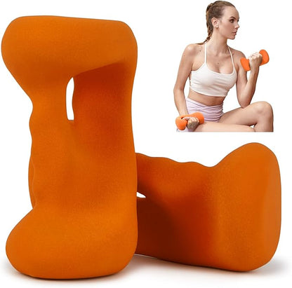 Ergonomic Dumbbells Weights Set-Hand Weights for Women at Home, Ear Dumbbells Weights for Pilates, Yoga, Jogging,Strength Training