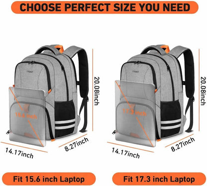 Ytonet Gym Backpack for Men Women, Backpack for Men with Shoe Compartment