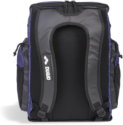 ARENA Spiky III Backpack 45 Swimming Athlete Sports Gym Rucksack Large Training Gear Equipment Swim Bag for Men and Women, 45 Liters, Team Energy Plum