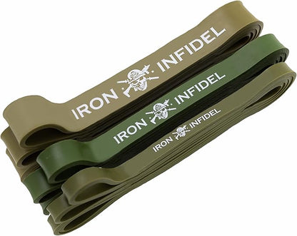 Pull Up Assistance Bands for Working Out - Resistance Bands Set for Men, Exercise, Workout, Fitness, Strength, Weightlifting, Training, Powerlifting, Stretch, Crossfit WOD