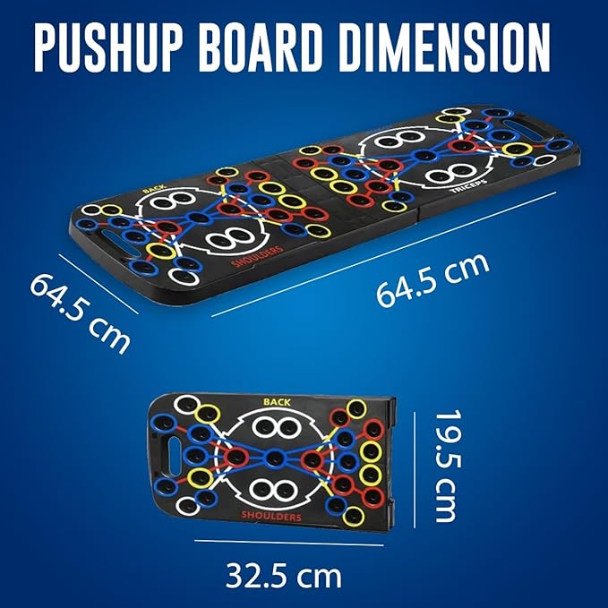 Push Up Board, Portable 25-In-1 Push up Board for Men, | Pilates Bar & Fitness Accessories with Resistance Bands & Ab Roller Wheel, Professional Strength Training Equipment For Man and Women