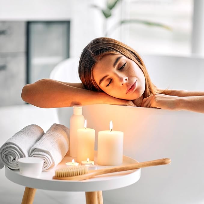 3 Packs Unscented Different Sizes White Pillar Candles, Non-Toxic Dripless Smokeless 3x4, 3x6, 3x8 Inch Cylinder Candles for Wedding, Home Decor, Dinner Table, Party, Power Outage, Emergency