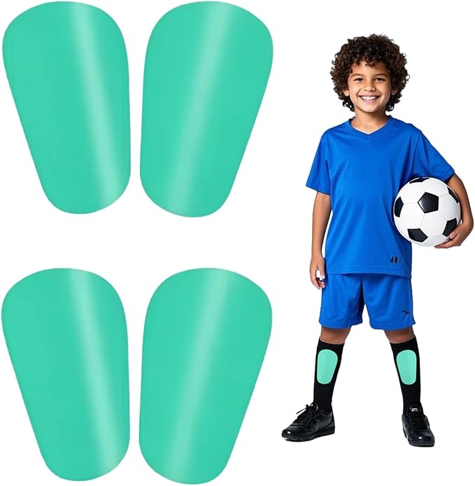 2 Pairs Mini Shin Guards Youth Soccer Tiny Shin Protective Pads Small Shin Guards Miniature Shin Pads Professional Protection for Soccer Players Kids Teenagers