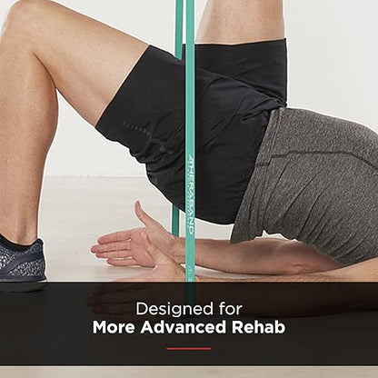 THERABAND High Resistance Bands, Set of 2 Elastic Super Bands for Improving Flexibility, Injury Rehab, & Full Body Workouts, Heavy Duty Stretch Bands for Lifting, 1 Light & 1 Medium Band