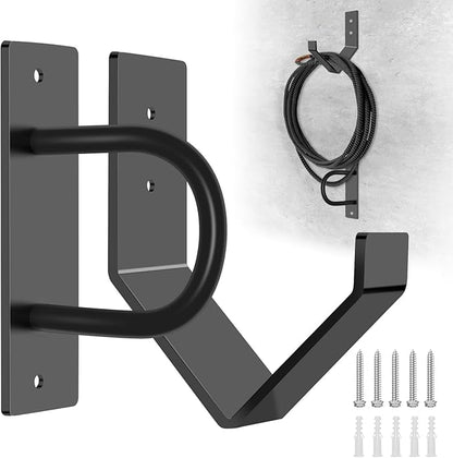 Battle Rope Wall Anchor Kit,Set with 1 Heavy Duty Battle Rope Wall Anchor and 1 Storage Hook,Battle Rope Wall Mount for Home Gym Training