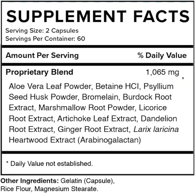 New from Eaters Digest | Prebiotic | Probiotic | Digestive Support | Gut Soothing | Healthy Gut Lining | Max Nutrient Absorption | 120 Capsules (60-Day Supply)