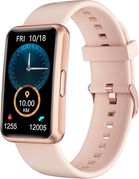 HUAKUA Fitness Tracker No Bluetooth No APP No Phone Needed, Fitness Watch for Men Women Parents