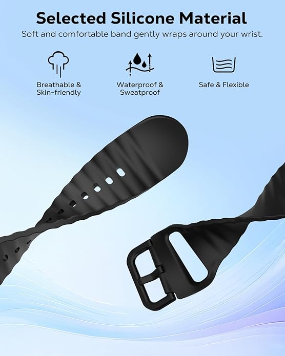 MoKo 2Pack Sport Watch Band Compatible with Apple Watch Band Ultra3/2/1 49mm/Series 11/10/9/8/7/6/5/4/3/2/1/SE3/SE2/SE 46/45/44/42/41/40/38mm,Adjustable Breathable Strap