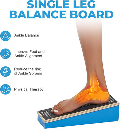 Athletic Balance Boards,Slant Board,Wobble Board,Balance Wedge for Condition Your Body and Prevent Injury