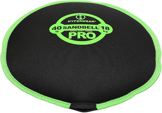 Hyperwear SandBell PRO Workout Sandbag Kettlebell Ships Pre-Filled Sizes 6-70 lbs