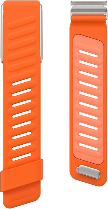 Comfort Durable Silicone Wristband Compatible with WHOOP 4.0 Band, Soft Silicone Sports Loop Strap for Men & Women, with U Shapped Connector