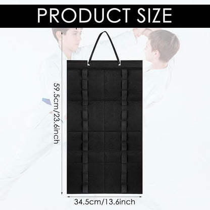 2 Pack Martial Arts Belts Organizer, Hanging Karate Belt Display Holds 12 Karate Belts for Martial Arts Learners(No Accessories Included)