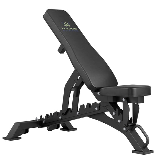 Major Fitness Weight Bench - 1300LBS Weight Capacity and 36 Adjustable Positions Strength Training