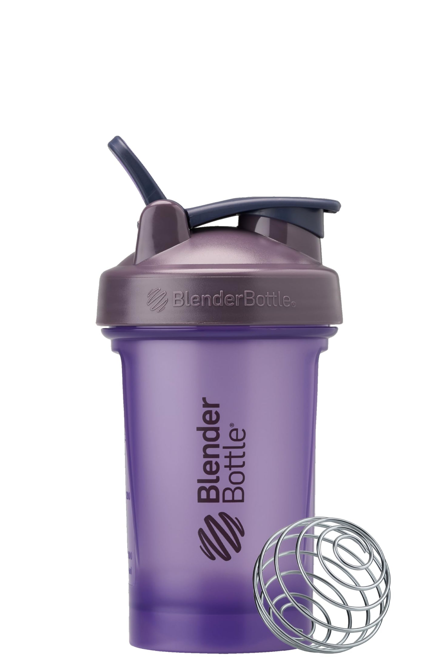 BlenderBottle Classic V2 Plastic Shaker Bottle 20 oz Purple