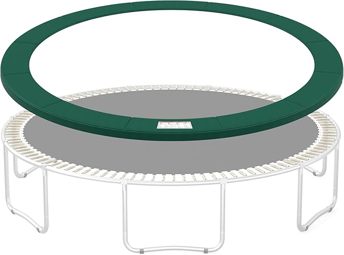 SONGMICS Trampoline Pad, 8ft 10ft 12ft 14ft 15ft Replacement Trampoline Safety Pad, Spring Cover