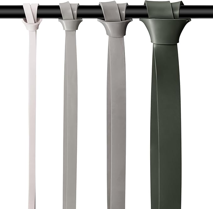 Retrospec Lift Resistance Pull Up Assistance Band Set for Working Out, Home Fitness, Toning, Stretching. Physical Therapy, Muscle Training & Exercise - Lightweight & Portable for Men & Women