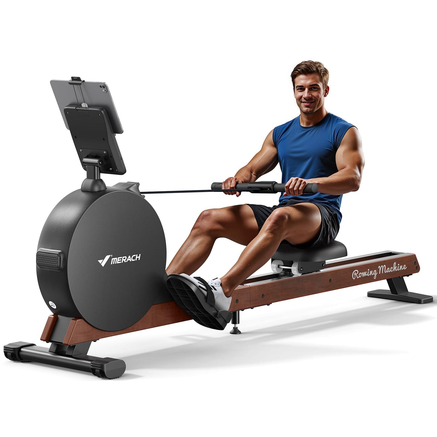 Merach R7 N Self-Powered Rowing Machine with Powerful Magnetic Resistance