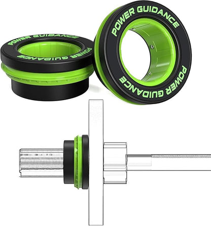 POWER GUIDANCE 50mm Barbell Clamps Barbell Collars, Quick Release Weight Olympic Barbell Clips for Bars, Non-Slip Olympic Barbell Clamps for Workout Weightlifting Fitness Training