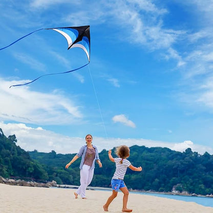 Mint's Colorful Life Delta Kite for Kids & Adults, Extremely Easy to Fly Kite, Best Kites for Beginner