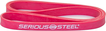 Serious Steel Fitness 32" Resistance Training Bands (Portable Exercise Band System Training Bands- Great for Individuals Under 5'10")