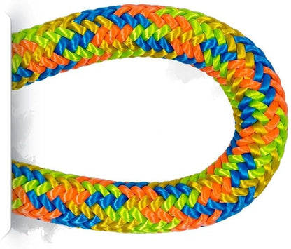 Pelican Rope Arborist Rope 11.8mm x 120Ft, USA Made High-Strength 24-Strands Static Climbing Rope - 5,400 lb Strength for Tree Climbing, Pulling, Outdoors & Swing - Viper, Tight Spliced Eye