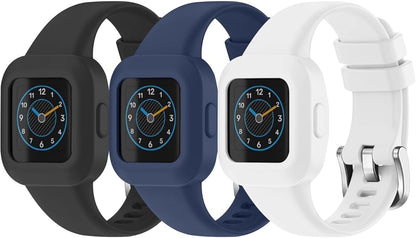 Meliya Silicone Band for Garmin Vivofit Jr 3 Bands, Soft Silicone Replacement Wristband Adjustable Sport Straps for Garmin Vivofit jr. 3