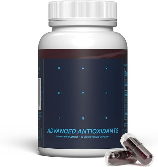 Blueprint Bryan Johnson Advanced Antioxidant Supplement ??Lutein, Zeaxanthin, Lycopene, Vitamin K1