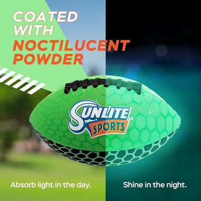 Sunlite Sports Waterproof Football for Lawn Backyard Pool Beach Lake Park Water Toy, Outdoor Play, for Kids Children Teens Adults, Family Fun