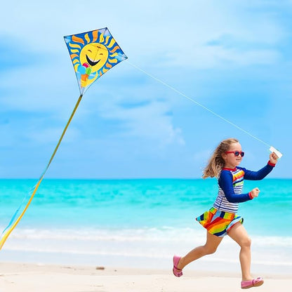 Large Octopus Kites for Kids & Adults,Big Kite for Beginners, Kites for Kids Ages 4-8,Outdoors Activities with Line and Handle
