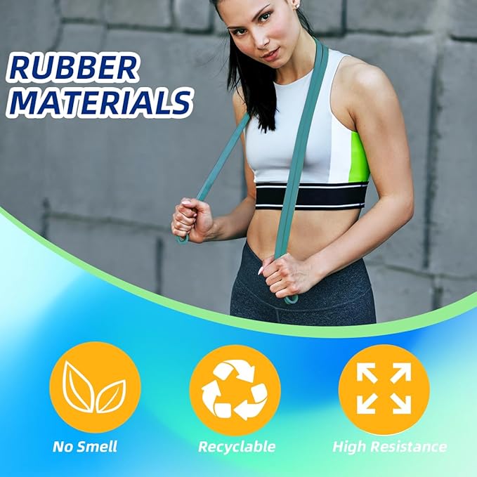 WHATAFIT Resistance Bands, Pull Up Assistance Bands, Exercise Bands, Workout Bands Set for Men and Women Home Fitness, Body Stretching, Strength Training, Physical Therapy