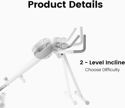 WONDER CORE Pro Max, Ab Machine for Stomach Workout, Ab Workout Equipment for Home Gym Trainer, 4-in-1 Exercise Equipment - Rowing, Leg Press, Glider, Roman Chair