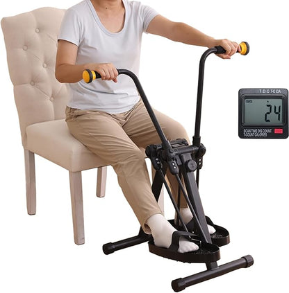 Pedal Exerciser Bike for Seniors, Hand Arm Leg and Knee Physical Therapy Exercise Equipment, Elderly Recovery Home Exercise Bike for Total Body, Upper and Lower Limb Trainer