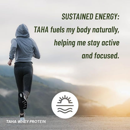 Taha Health & Nutrition Berry Flavored Whey Protein Concentrate Powder, 25g Protein, 140 Calories, 2g Sugar | New Zealand Grass-Fed, Free-Range Dairy | Gluten and Soy Free, Keto, Kosher | 2LB