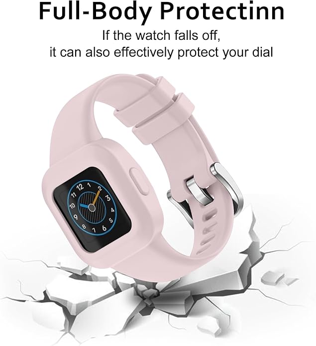 Meliya Silicone Band for Garmin Vivofit Jr 3 Bands, Soft Silicone Replacement Wristband Adjustable Sport Straps for Garmin Vivofit jr. 3