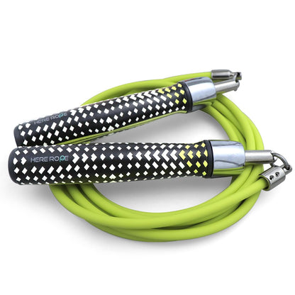 HEREROPE 1/4LB Weighted Jump Rope for Speed, Cardio, Boxing & Workout, Skipping Rope with