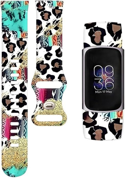 Sport Bands Compatible with Charge 6 /Charge 5 for Women Men,Soft Waterproof Replacement Straps Wristbands for Charge Advanced Fitness Tracker