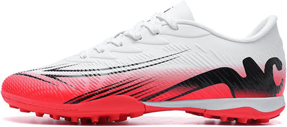 Men's High Top Soccer Shoes FG Long Spikes Adult Football Shoes Lightweight Professional Athletic Training