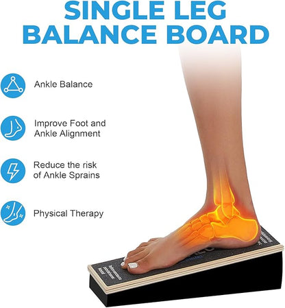 Athletic Balance Boards,Slant Board,Wobble Board,Balance Wedge for Condition Your Body and Prevent Injury